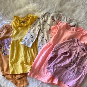 Assorted Baby Girl Dresses and Onesies